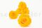 A Box Containing 6 Extra Large Sunny Yellow Eternal Rose Heads From Kiara