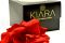 A box of Kiara preserved rose petals in a vibrant red hue