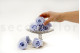A Box Containing 8 Large Cool Lavender Eternal Rose Heads From Kiara