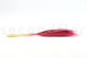 A bouquet of red dried barba, with and without packaging