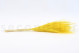 A bouquet of yellow dried barba, with and without packaging