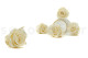 A Box Containing 6 Extra Large Pearl White Eternal Rose Heads From Kiara