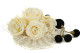 A Box Containing 6 Extra Large Pearl White Eternal Rose Heads From Kiara