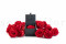 An Elegant Black Box Filled With One Red Eternal Rose