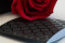 An Elegant Black Box Filled With One Red Eternal Rose