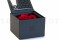 An Elegant Black Box Filled With One Red Eternal Rose