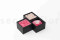 An Elegant Black Box Filled with Pink Preserved Roses